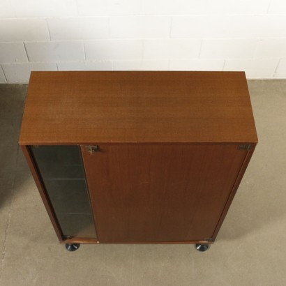 Office Furniture Tanganika Walnut Veneer Glass Italy 1960s-1970s