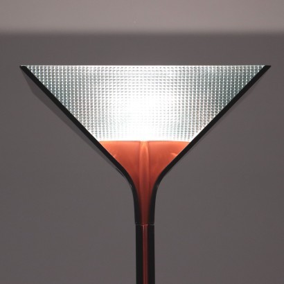 Tobia Scarpa Lamp Enamelled Aluminum Glass 1980s