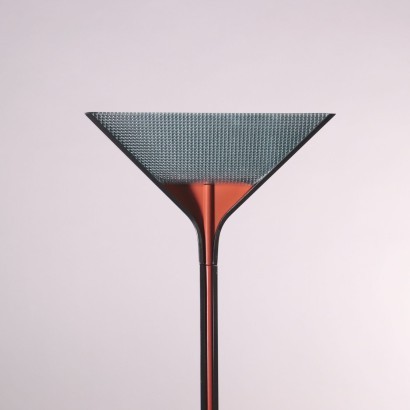 Tobia Scarpa Lamp Enamelled Aluminum Glass 1980s