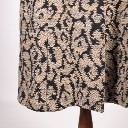 Vintage Gobelin Fabric Coat Italy 1970s