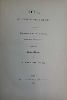 Roma y el paisaje que la rodea, Henry Noel Humphreys