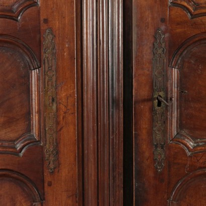 Provencal Wardrobe Walnut Poplar France 18th-19th Century