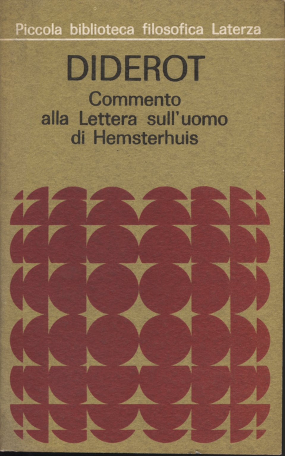 Kommentar zum Brief über den Mann von Hemsterhuis, Denis Diderot