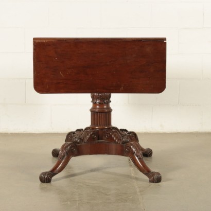 Table Basse Début Victorienne Acajou Sapin Angleterre 19ième Siècle