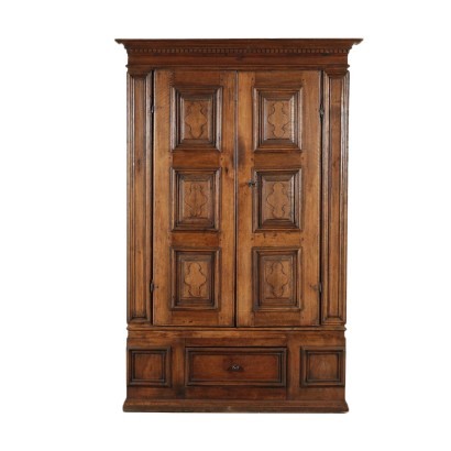 Corner Cabinet Walnut Italy 17th Century