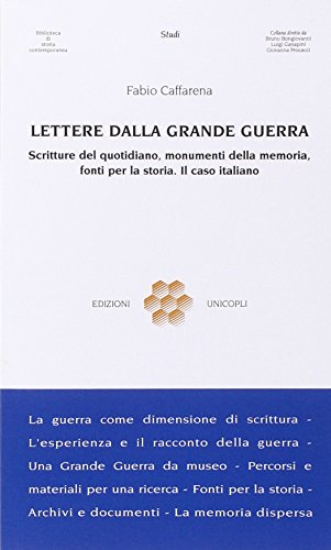Lettere dalla Grande Guerra, Fabio Caffarena