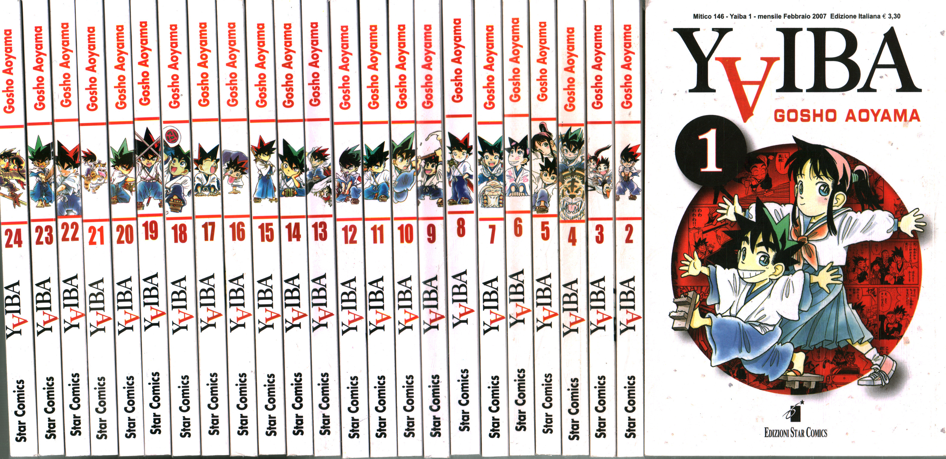 Yaiba. Komplette Reihe (24 Bände), Goyo Aoyama
