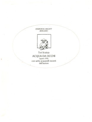 Acqua da occhi (agosto 1976)