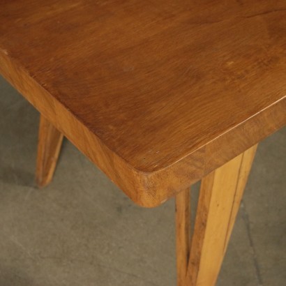 Table Sessile Oak Veneer Solid Sessil Oak Italy 1940s