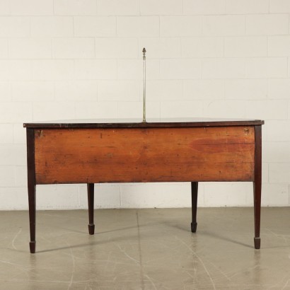 English George III Sideboard Mahogany Maple Ebony Bro Brass About 1790