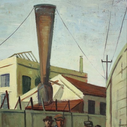 Amapielo Tettamanti Oil on Canvas 20th Century