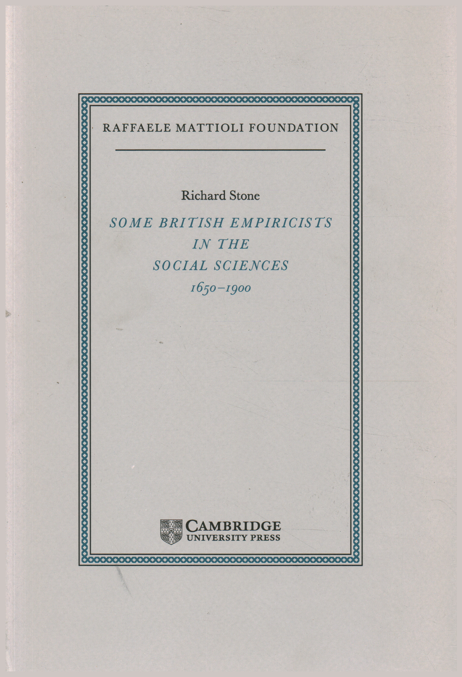 Einige britische Sozialwissenschaftler, Richard Stone