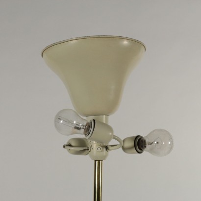 Floor Lamp Brass Crystal Italy 20th Century