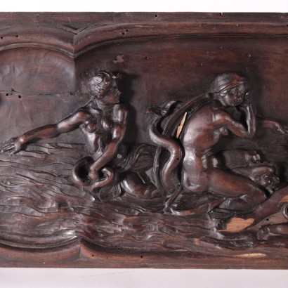 Engraved Walnut Freize Italy 19th-20th Century