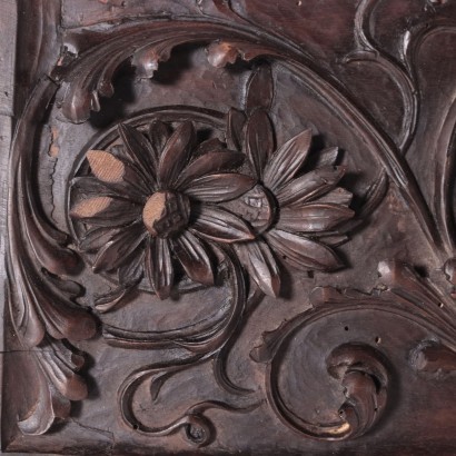 Engraved Walnut Freize Italy 19th-20th Century