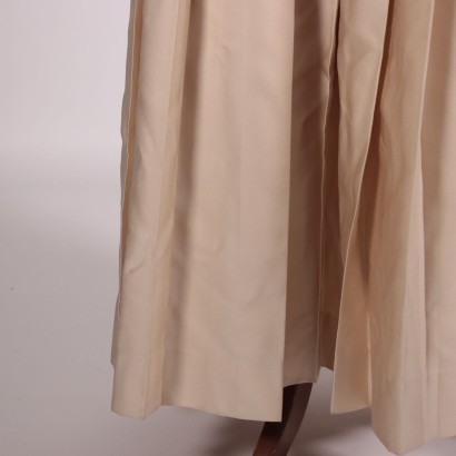 Robe Longue Vintage Soie Italie Années 1970-1980