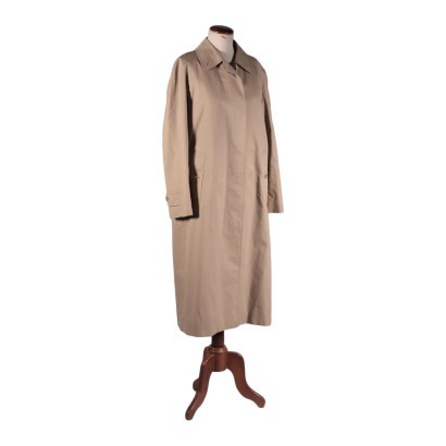 Vintage Burberry Trench Coat Cotton Wool Polyester 1980s