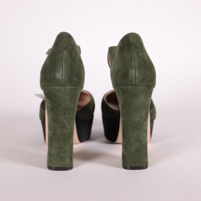 Stefanel T-Strap Pumps Suede Ponte di Piave Italy