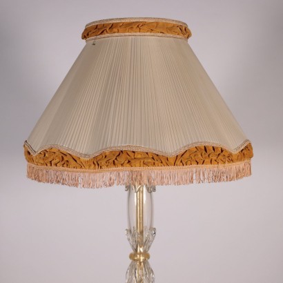 Lampadaire Laiton Verre de Murano Italie '900