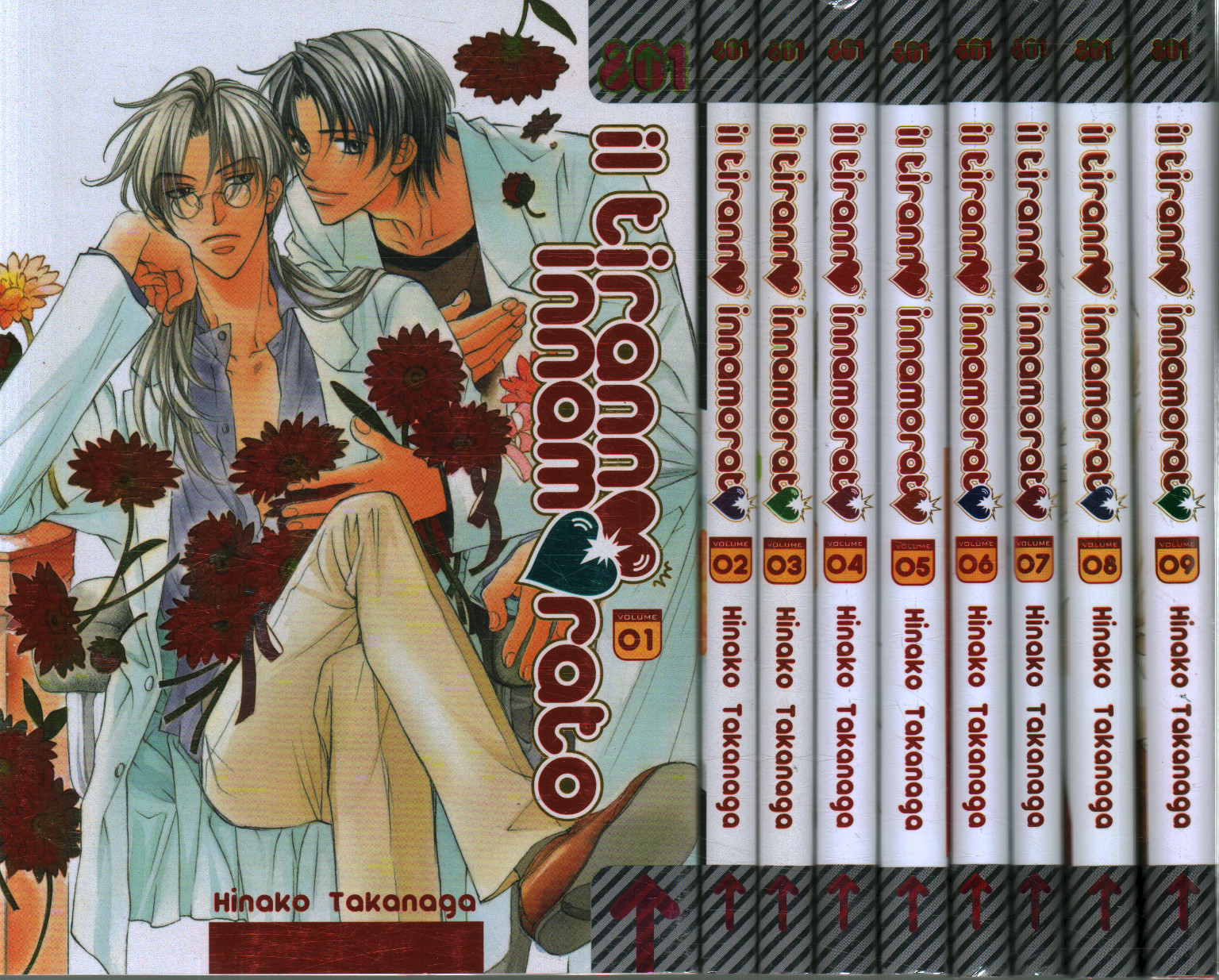 Il tiranno innamorato. Serie completa (9 volumi), Hinako Takanaga