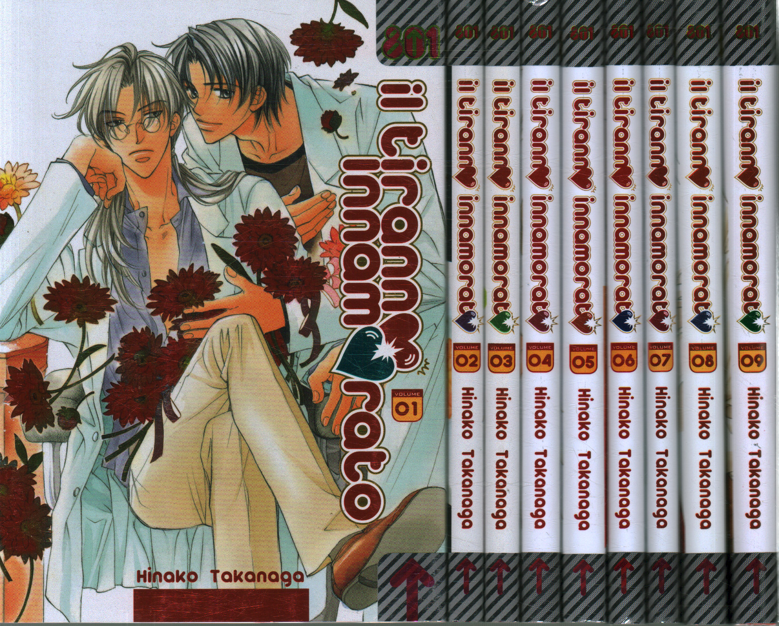 El tirano enamorado. Serie completa (9 volúmenes), Hinako Takanaga