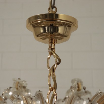 Chandelier In The Style Of Maria Theresa Glass Italy 20th Century