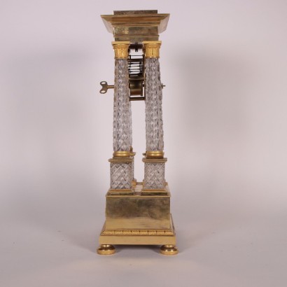 Charles X Clock Crystal Gilded Bronze France About 1830