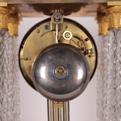 Antik, Uhr, antike Uhr, antike Uhr, italienische antike Uhr, antike Uhr, neoklassizistische Uhr, Uhr aus dem 19. Jahrhundert, Standuhr, Wanduhr
