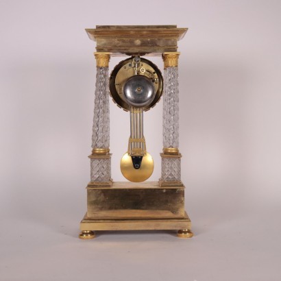 Antik, Uhr, antike Uhr, antike Uhr, italienische antike Uhr, antike Uhr, neoklassizistische Uhr, Uhr aus dem 19. Jahrhundert, Standuhr, Wanduhr