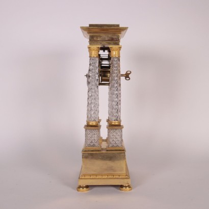 Charles X Clock Crystal Gilded Bronze France About 1830