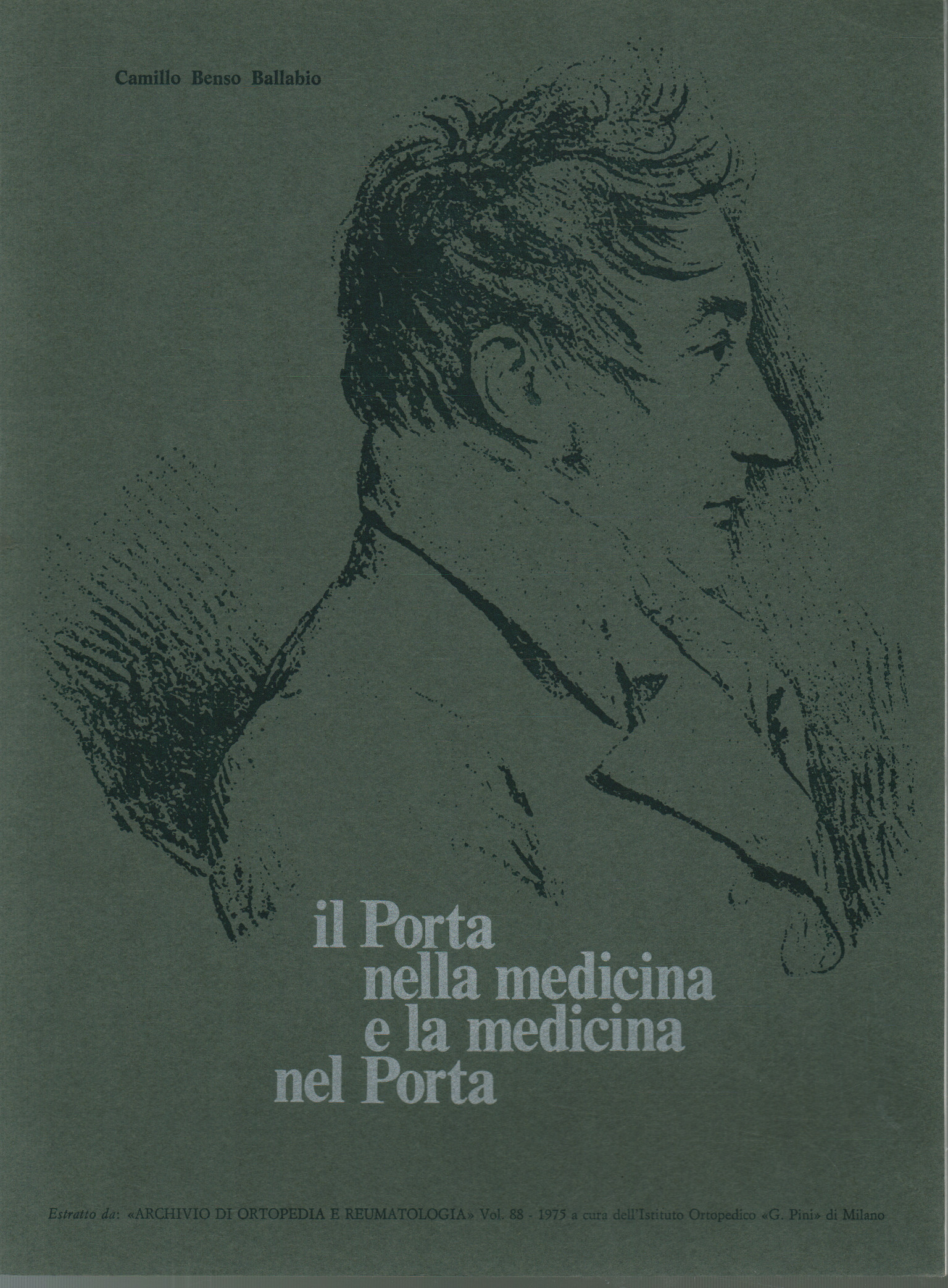 La Porta de la médecine et de la médecine dans la Porta, Camillo Benso Ballabio