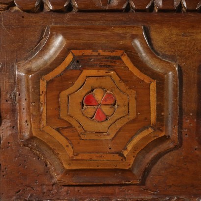 Engraved Chest of Drawers Poplar Silver Fir Walnut Italy 18th Century