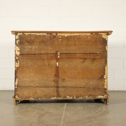 Engraved Chest of Drawers Poplar Silver Fir Walnut Italy 18th Century