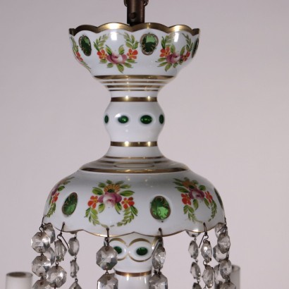 antiguo, candelabro, candelabros antiguos, candelabro antiguo, candelabro italiano antiguo, candelabro antiguo, candelabro neoclásico, candelabro del siglo XIX, candelabro bohemio de vidrio pintado