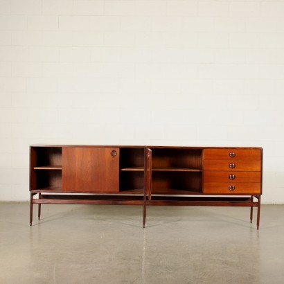 Sideboard Teak Veneer Italy 1960s