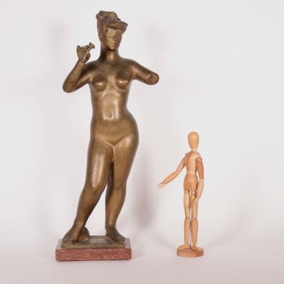 Female Nude Statue Italy 20th Century Assen Peikov