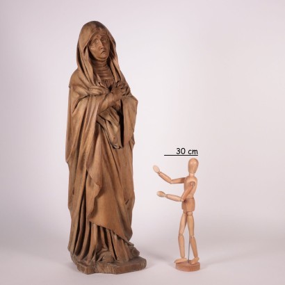 Scultura Lignea Madonna Dolente