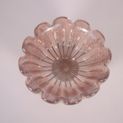 Barovier Bowl Glass Murano Italy 1940s