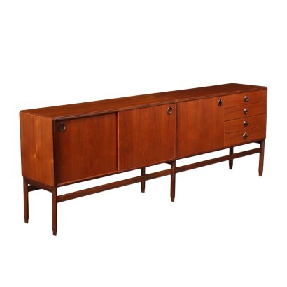 Sideboard Teak Veneer Italy 1960s