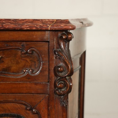 Pair of Barocchetto Revival Bedside Tables Italy 20th Century