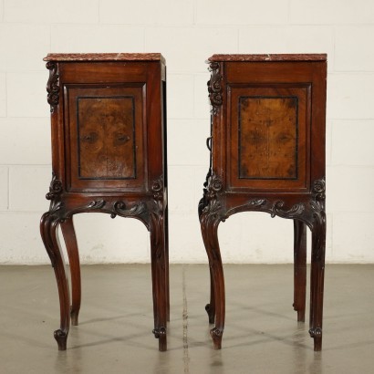 Pair of Barocchetto Revival Bedside Tables Italy 20th Century