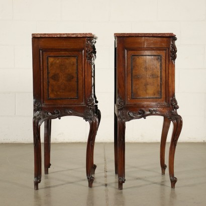 Pair of Barocchetto Revival Bedside Tables Italy 20th Century