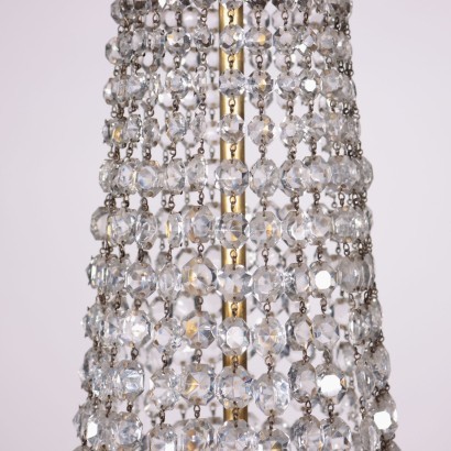 Empire Revival Chandelier Glass Italy 20th Century