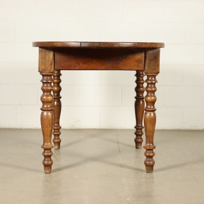 antiguo, mesa, mesa antigua, mesa antigua, mesa italiana antigua, mesa antigua, mesa neoclásica, mesa del siglo XIX, mesa de nogal