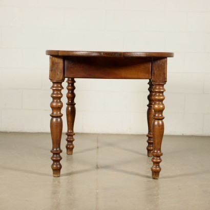 Antik, Tisch, antiker Tisch, antiker Tisch, antiker italienischer Tisch, antiker Tisch, neoklassizistischer Tisch, Tisch aus dem 19. Jahrhundert, Walnusstisch