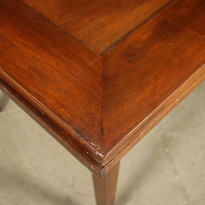 Directoire Extensible Table Walnut Silver Fir Italy 18th-19th Century