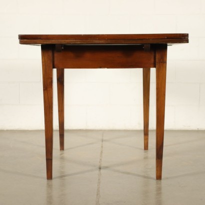 Directoire Extensible Table Walnut Silver Fir Italy 18th-19th Century