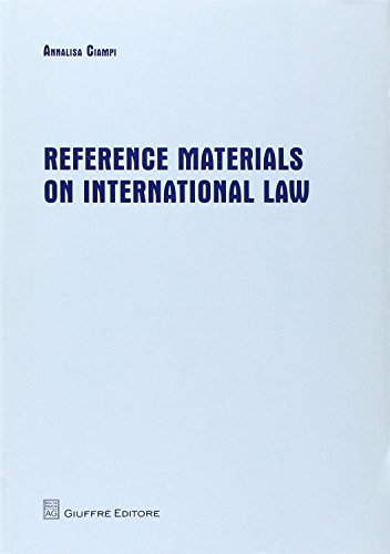 Reference materials on international law, Annalisa Ciampi