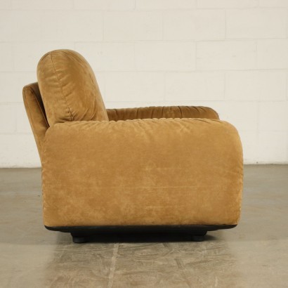 Armchair Foam Fabric Meda Italy 1970s Arrigo Arrigoni