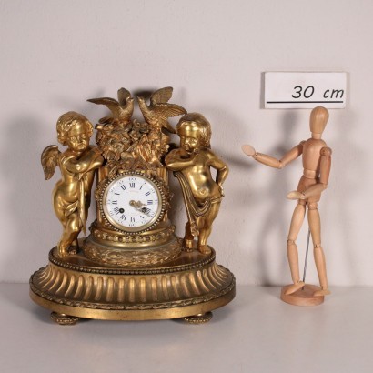 antiquariato, orologio, antiquariato orologio, orologio antico, orologio antico italiano, orologio di antiquariato, orologio neoclassico, orologio del 800, orologio a pendolo, orologio da parete,Orologio da Tavolo E. Mignot à Pa